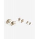 Bijuterii Femei CheapChic Sandblasted 3pair Dome Stud Earring Met Slvr