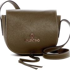 Valentino By Mario Valentino Thea Leather Crossbody ARMY GREEN