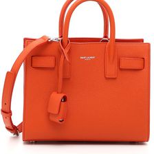 Saint Laurent Ysl Sac De Jour Nano Crossbody Bag ORANGE VIP
