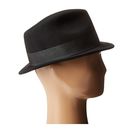 Accesorii Femei San Diego Hat Company WFH7972 Fedora with Gold Chain Band and Underturned Brim Black