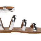 Incaltaminte Femei Marc by Marc Jacobs Seditionary Flat Sandal Silver