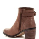 Incaltaminte Femei 14th Union Lynda Chunky Heeled Bootie - Multiple Widths Available BROWN LEATHER