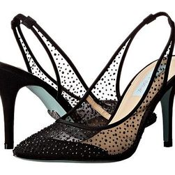 Incaltaminte Femei Betsey Johnson Quinn Black Satin