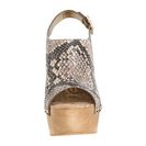 Incaltaminte Femei Sam Edelman Marley Natural Shiny Burmese Python Print Leather