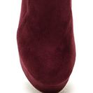 Incaltaminte Femei CheapChic Sleek Outlook Chunky Platform Booties Burgundy