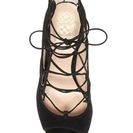 Incaltaminte Femei Vince Camuto Sandria Peep Toe Ghillie Sandal BLACK 01