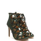 Incaltaminte Femei CheapChic Generation Z Faux Nubuck Heels Olive