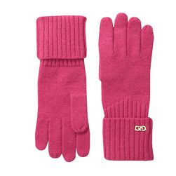 Cole Haan Diagonal Rib Glove Pink