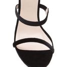 Incaltaminte Femei CheapChic Velvet Ropes Skinny Strappy Heels Black