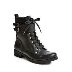 Incaltaminte Femei GUESS Berklee Combat Boots black