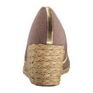 Incaltaminte Femei LAUREN Ralph Lauren Cecilia II BrownRL Gold Jersey KnitMet Kid PU