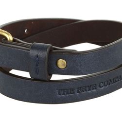 Frye Wrap Cuff Blue Tumbled Full Grain