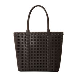 Madden Girl Mgnavy Perforated Bag In A Bag Tote Black