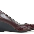 Incaltaminte Femei LifeStride Rizzo Wedge Pump Burgundy Faux Leather