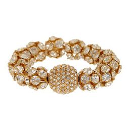 Bijuterii Femei Natasha Accessories Crystal Fireball Bracelet GOLD