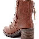 Incaltaminte Femei Chase Chloe Benson Combat Boot Cognac