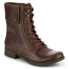Incaltaminte Femei G by GUESS Banks Combat Boot Brown