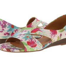Naturalizer Jazzy Cream Floral Watercolor Printed Iguana