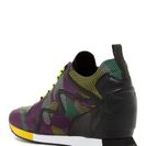 Incaltaminte Femei Ash Domino Neon Wedge Sneaker YELLOW-LIME-BLACK