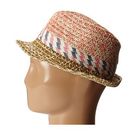 Accesorii Femei BCBGeneration Soft Stripe Fedora Lena Pink