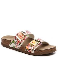 Incaltaminte Femei Madden Girl Brando Floral Flat Sandal Floral