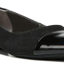 LifeStride Zedd Black Faux Suede