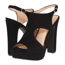 Jessica Simpson Barrow Black Luxe Kid Suede
