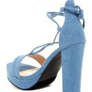 Incaltaminte Femei Chase Chloe Helen Platform Sandal Denim