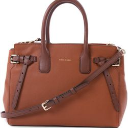 Cole Haan Emery Small Satchel Woodbury/Harvest Brown