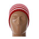 Accesorii Femei San Diego Hat Company KNH3232 Striped Slouchy Beanie RedWhite Stripe
