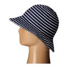 Accesorii Femei LAUREN Ralph Lauren Poly Striped Signature Grosgrain Bucket Hat Capri NavyPearl