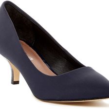 Donald J Pliner Gali Kitten Heel Pump NAVY