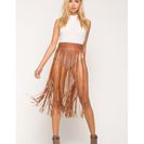 Accesorii Femei CheapChic Kimmie Fringe Belt Camel