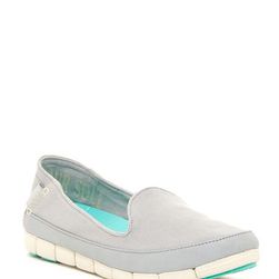 Incaltaminte Femei Crocs Stretch Sole Skimmer LIGHT GREY-STUCCO