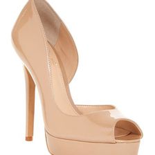 Incaltaminte Femei Vince Camuto Lundi Peep Toe dOrsay Platform Pump BEIGE 01