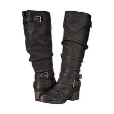 Incaltaminte Femei Carlos Santana Claudia Wide Shaft Black