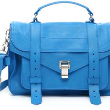 Proenza Schouler Lux Leather Ps1 Medium Bag SEA BLUE
