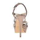 Incaltaminte Femei Michael Kors Cicely Platform Nickel Metallic Snake