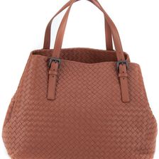 Bottega Veneta Large Shopping Bag With Mirror TOSCANA/TOSCANA/BRUN