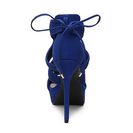 Incaltaminte Femei Qupid Avalon-66 Sandal Cobalt