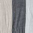 Accesorii Femei 14th Union Herringbone Blanket Wrap Scarf CREAM-MULTI