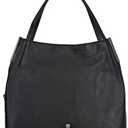 Vince Camuto Tina Triple Compartment Leather Tote - Black N/A