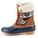 Incaltaminte Femei Khombu Mayana Duck Boot TanNavyRed