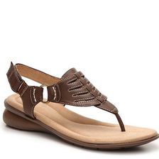 Incaltaminte Femei Naturalizer Juki Wedge Sandal Brown