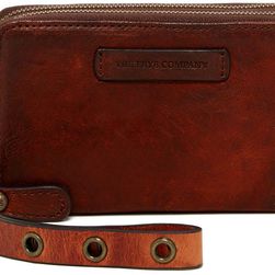 Frye Becca Leather Phone Wristlet WHISKEY