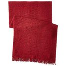 Accesorii Femei Scotch Soda Chunky Boucle Yarn Scarf in Graphic Pattern Red