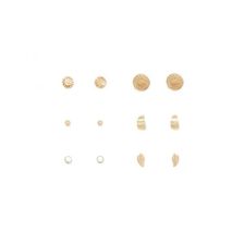 Bijuterii Femei Forever21 Mixed Cutout Stud Set Gold