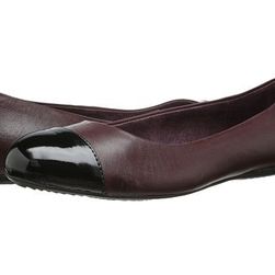 Incaltaminte Femei SoftWalk Napa OxbloodBlack Burnished Soft KidPatent Man Made