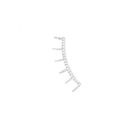 Bijuterii Femei Forever21 Rhinestone Ladder-Cut Ear Cuff Silverclear