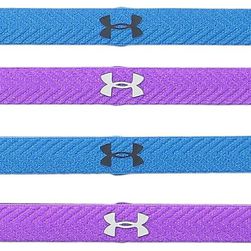 Under Armour UA Chevron Mini Headband 4-Pack Dynamo Blue/Mega Magenta/Anthracite